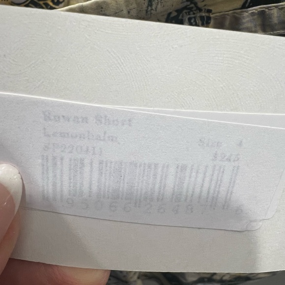 Ulla Johnson NWT Rowan Short Yellow Size 4 - Picture 5 of 6